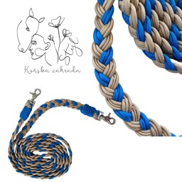 Otěže FULL béžovo-modré